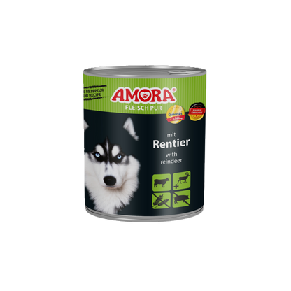 AMORA Fleisch Pur – Rind, Huhn & Rentier