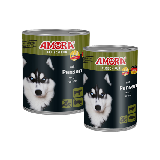 AMORA Fleisch Pur – Rind & Pansen