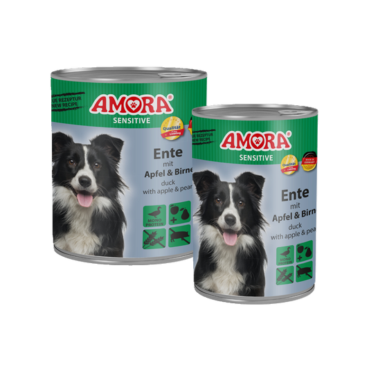 AMORA Sensitive – Ente mit Apfel & Birne