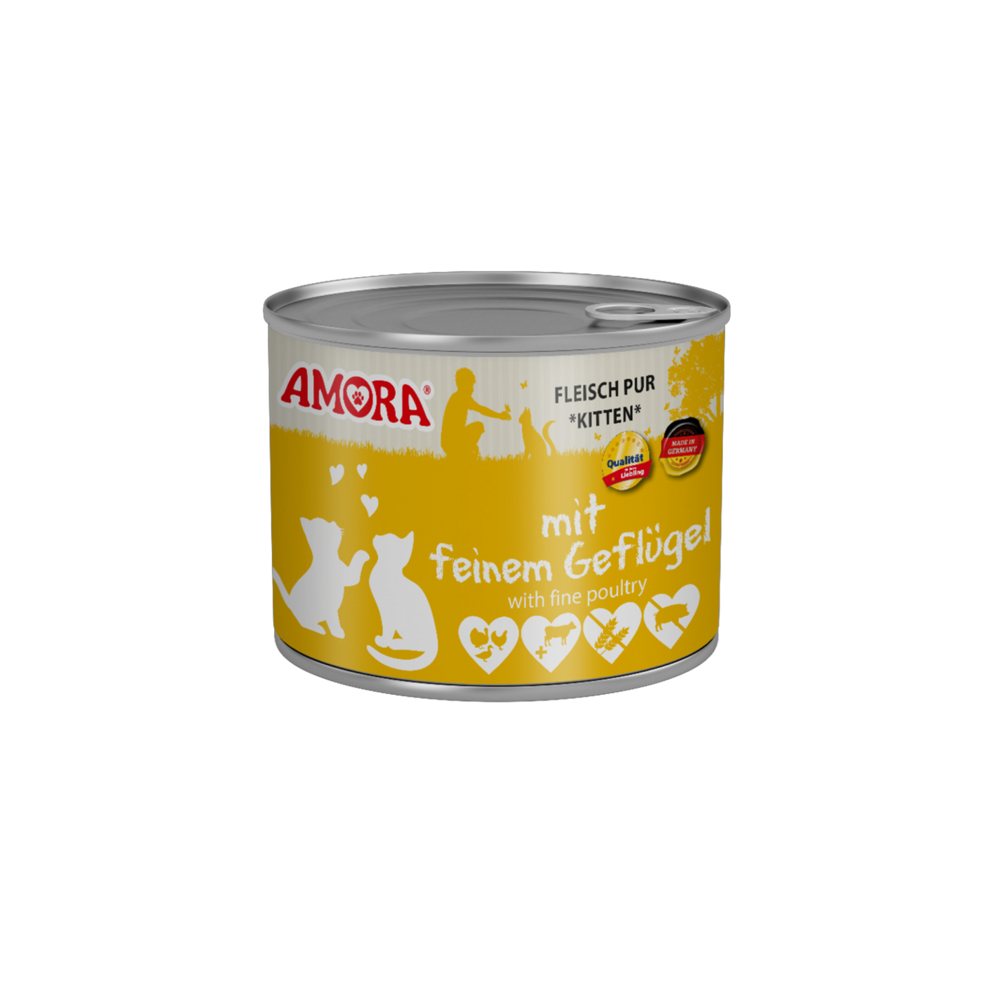 AMORA Cat Kitten Geflügel – Nahrhafte Starthilfe für kleine Entdecker