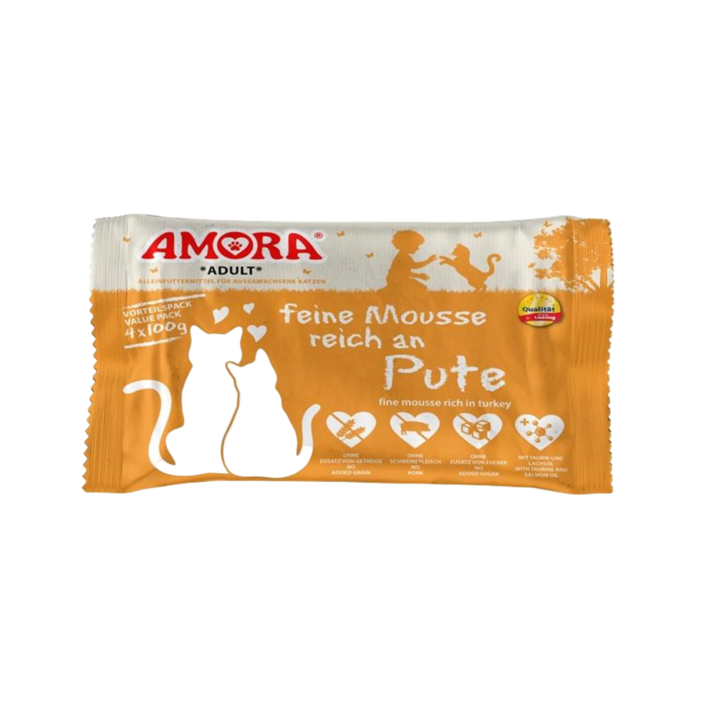 AMORA Feine Mousse Pute – Genussmomente für anspruchsvolle Fellnasen