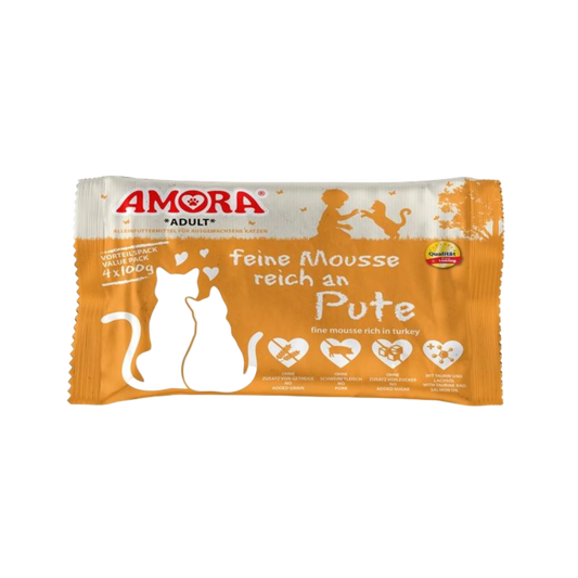 AMORA Feine Mousse Pute – Genussmomente für anspruchsvolle Fellnasen