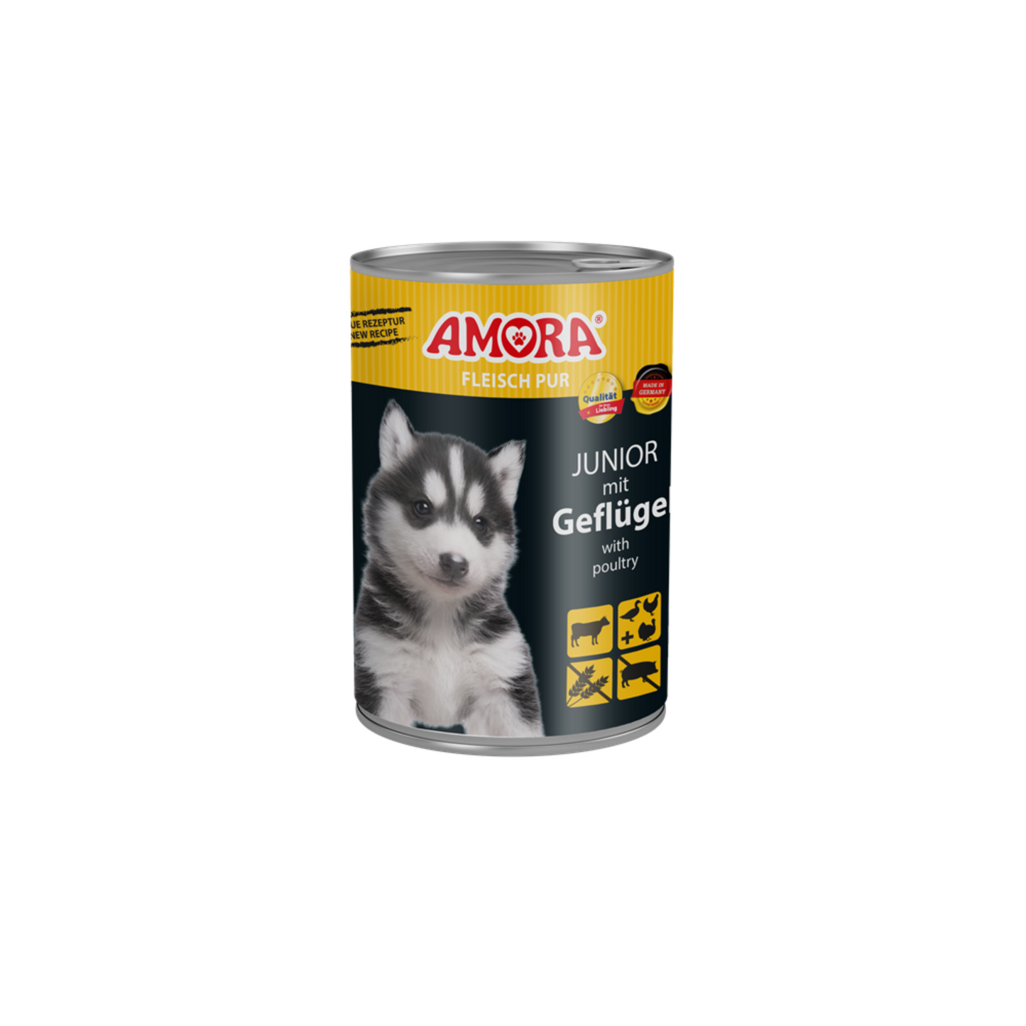 AMORA Fleisch pur Junior – Reine Kraft aus Fleisch für eine artgerechte Versorgung