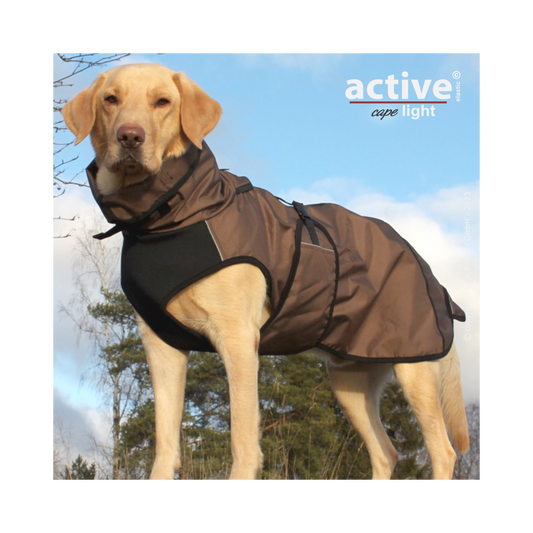 Active Cape WIND & RAIN Light – Stylischer Wetterschutz für aktive Hunde