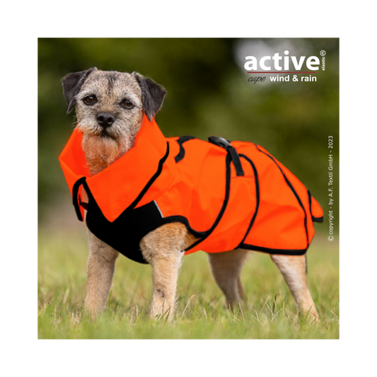 Active Cape WIND & RAIN Mini – Stylischer Wetterschutz für aktive Hunde