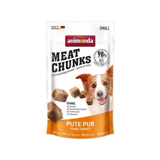 Animonda Meat Chunks Pute Pur – Der pure Fleischgenuss für ausgewachsene Hunde