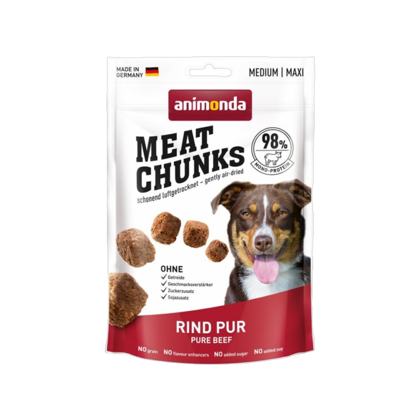 Animonda Meat Chunks Rind Pur – Der pure Fleischgenuss für ausgewachsene Hunde