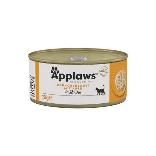 AppApplaws Cat Huhn &  Käse – Naturbelassenes Premium-Nassfutter für Deine Katze