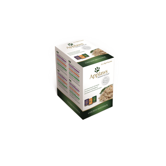 Applaws Cat Multipack Huhn – 12 × 70 g – abwechslungsreicher Premium-Genuss für Deine Katze