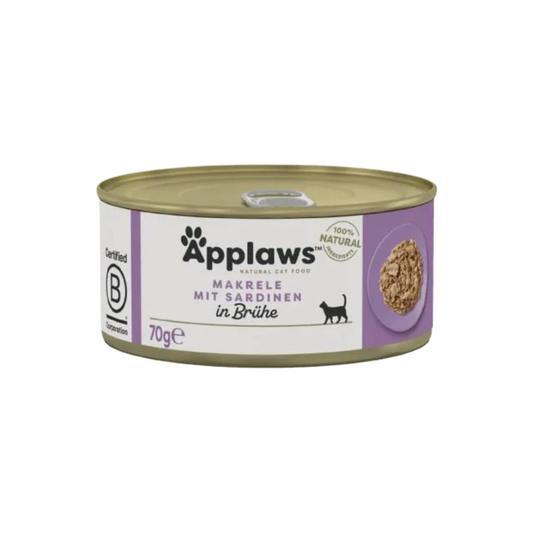 Applaws Makrele & Sardinen – Natur pur aus nachhaltigem Wildfang