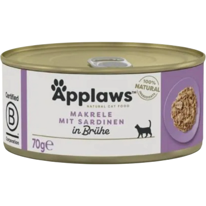Applaws Makrele & Sardinen – Natur pur aus nachhaltigem Wildfang