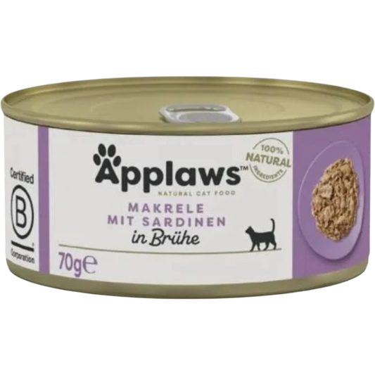 Applaws Makrele & Sardinen – Natur pur aus nachhaltigem Wildfang