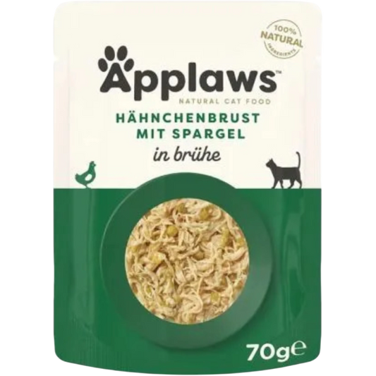 Applaws Cat Nassfutter Hühnchenbrust & Spargel – Premium Ergänzungsfutter für Katzen