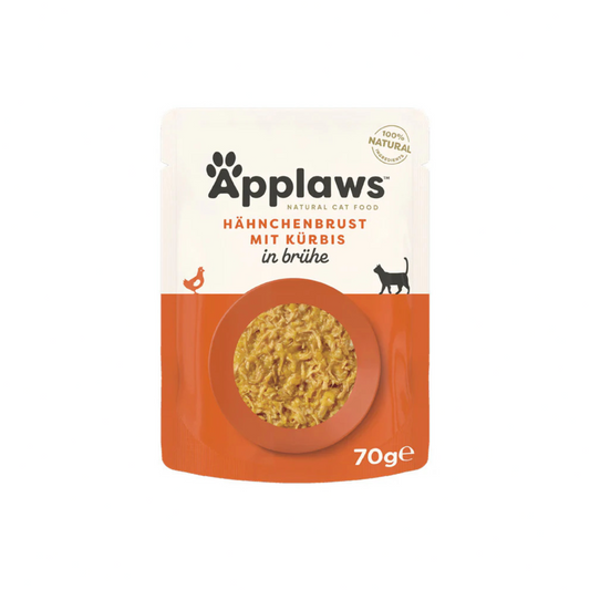 Applaws Cat Huhn & Kürbis – natürliche Frische im Beutel