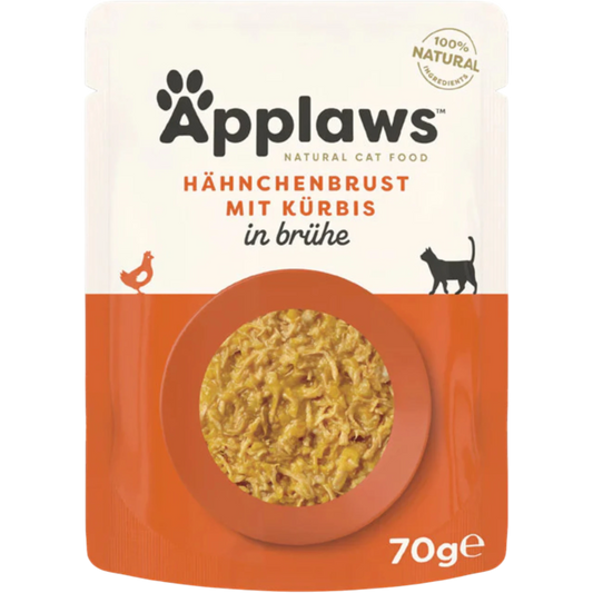 Applaws Cat Huhn & Kürbis – natürliche Frische im Beutel