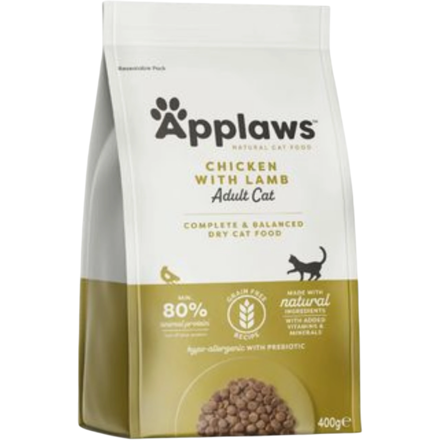 Applaws Cat Trockenfutter Huhn & Lamm – Getreidefreie Premium-Katzennahrung