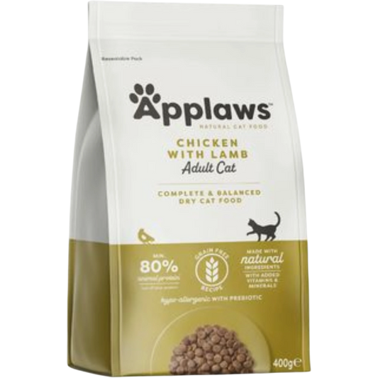 Applaws Cat Trockenfutter Huhn & Lamm – Getreidefreie Premium-Katzennahrung