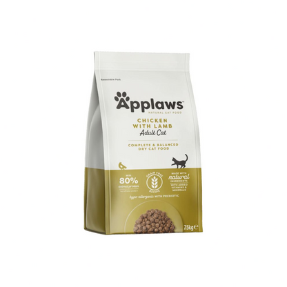 Applaws Cat Trockenfutter Huhn & Lamm – Getreidefreie Premium-Katzennahrung