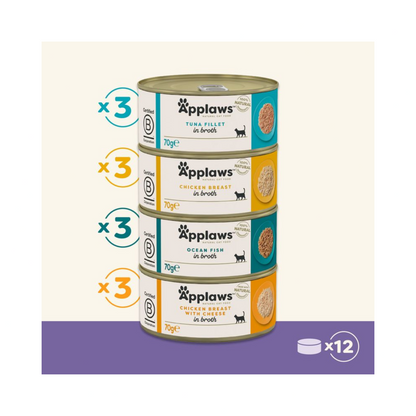 Applaws Supreme Selection Multipack – Nassfutter in Brühe