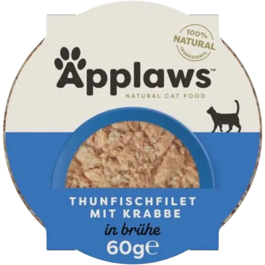 Applaws Cats Thunfischfilet & Krabben – Premium-Nassfutter für Feinschmecker-Katzen