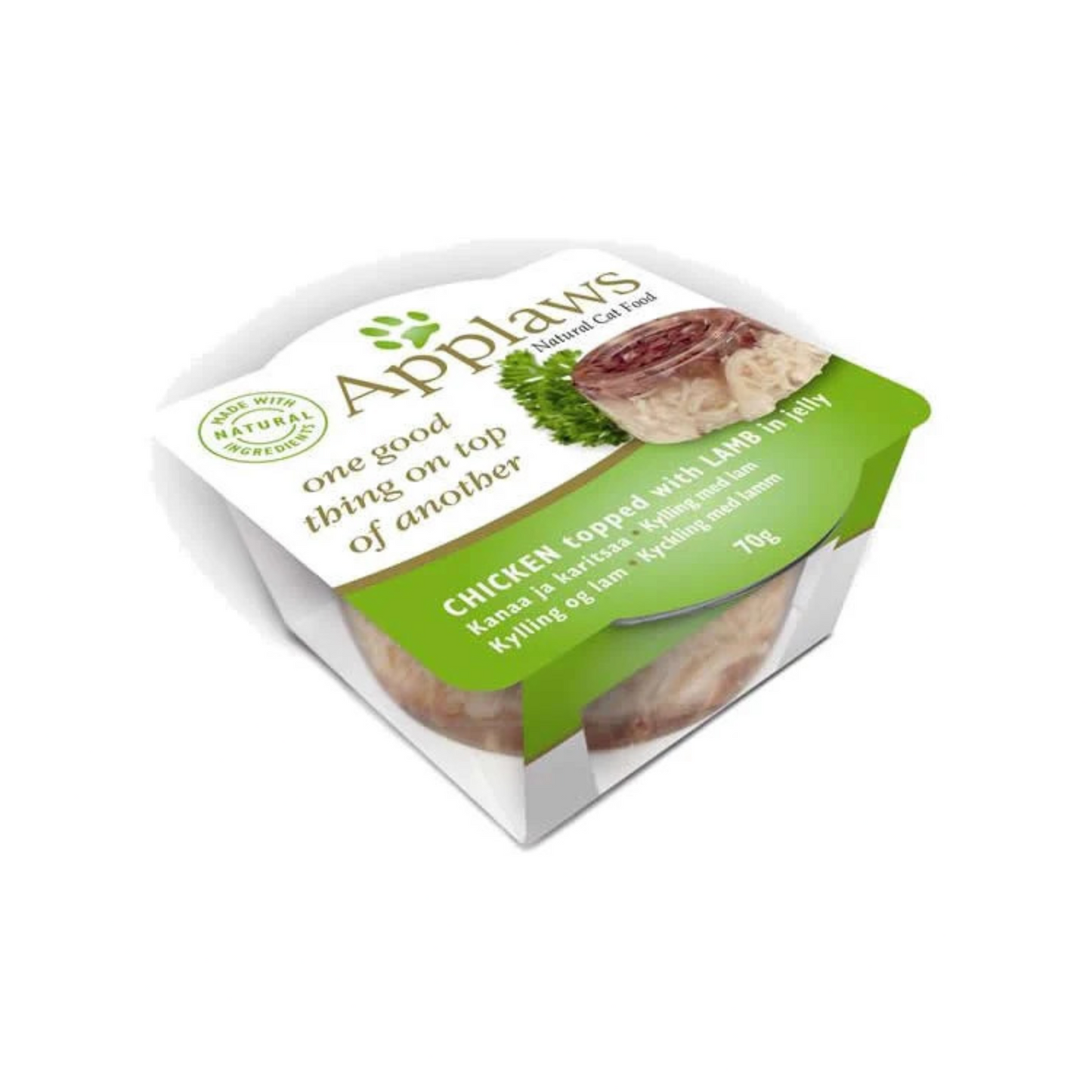 Applaws Katzenfutter Schale - Hühnchen mit Lamm in Gelee