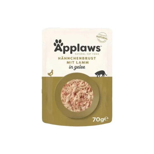 Applaws Cat Huhn & Lamm in feinem Gelee – natürlicher Genuss für anspruchsvolle Samtpfoten