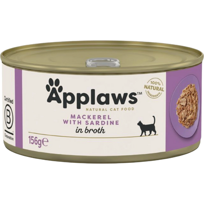 Applaws Makrele & Sardinen – Natur pur aus nachhaltigem Wildfang