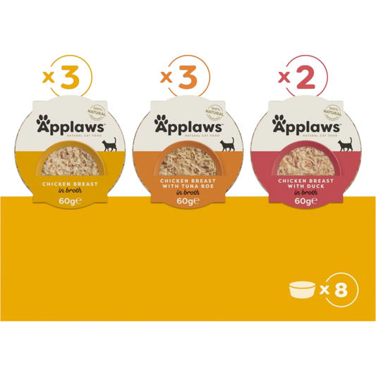 Applaws Cat Selection – Hühnchenvielfalt im Multipack (Schalen)