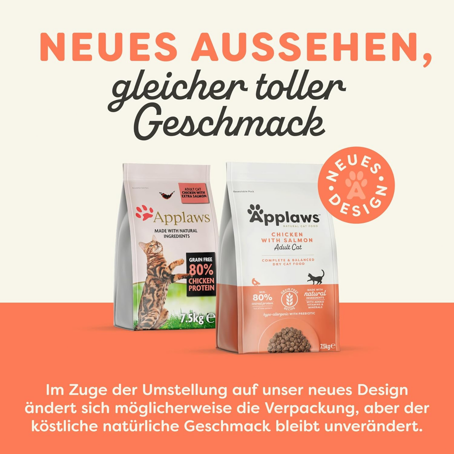 Applaws Adult – Hühnchen & Lachs – Natürliche Premium-Nahrung für Ihre Katze