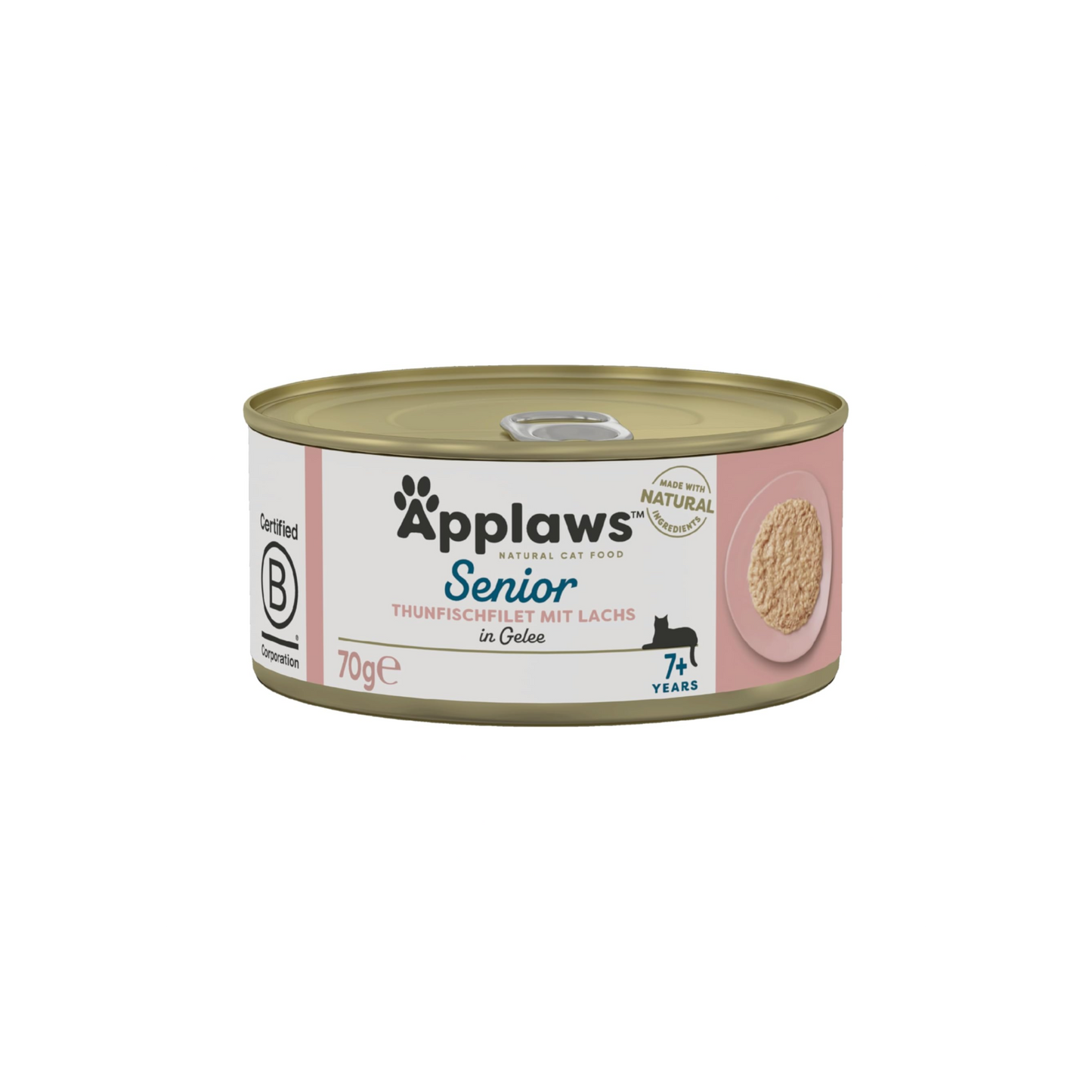 Applaws Senior Thunfisch & Lachs in Gelee – Köstliche und natürliche Mahlzeit für ältere Katzen