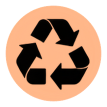 Aus recyceltem Material