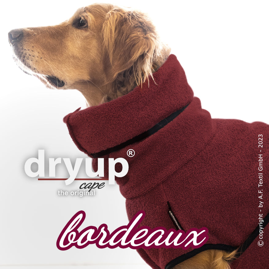DRYUP CAPE Standard – Der hochwertige Hundebademantel aus Baumwolle L - XXL
