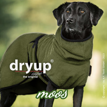 DRYUP CAPE Standard – Der hochwertige Hundebademantel aus Baumwolle L - XXL