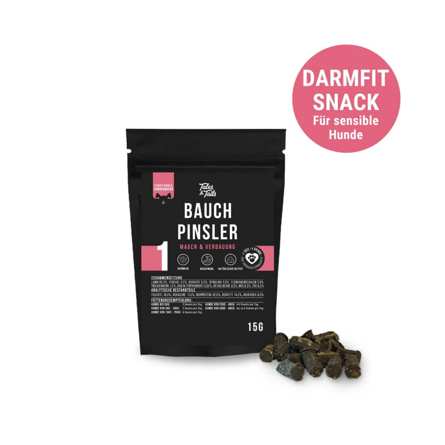 Bauchpinsler – funktionaler Snack für Hunde