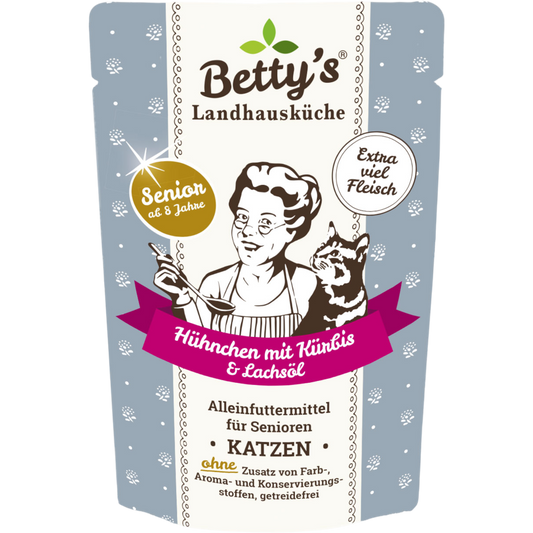 Betty´s LHK - Frischebeutel mit Hühnchen & Kürbis für Senior