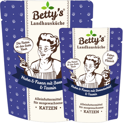 Betty´s LHK - Frischebeutel mit Huhn & Fasan
