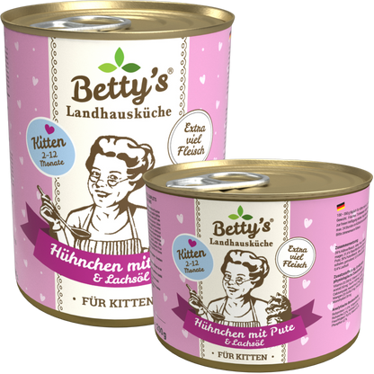 Betty´s LHK - Hühnchen & Pute für Kitten