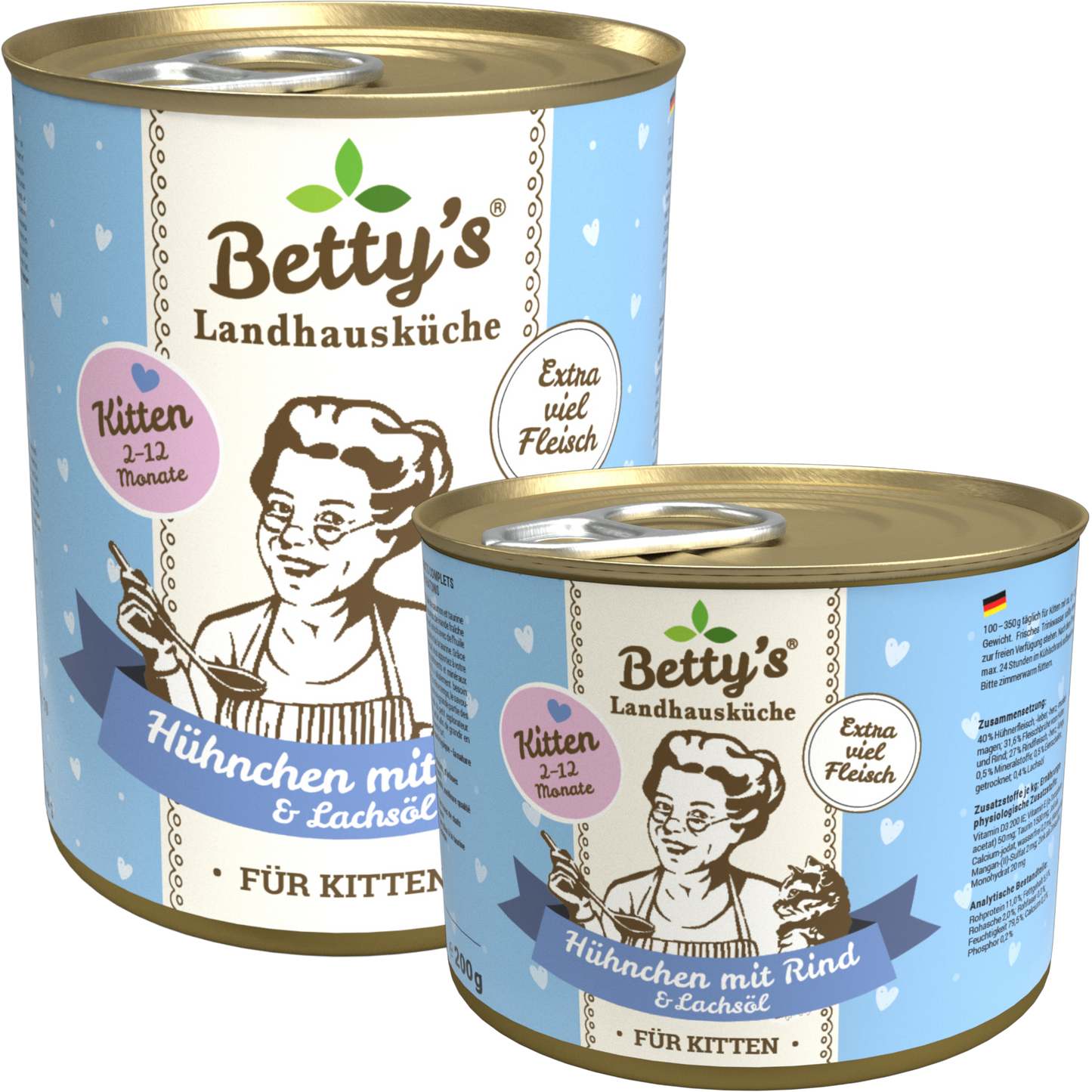 Betty´s LHK - Hühnchen & Rind für Kitten