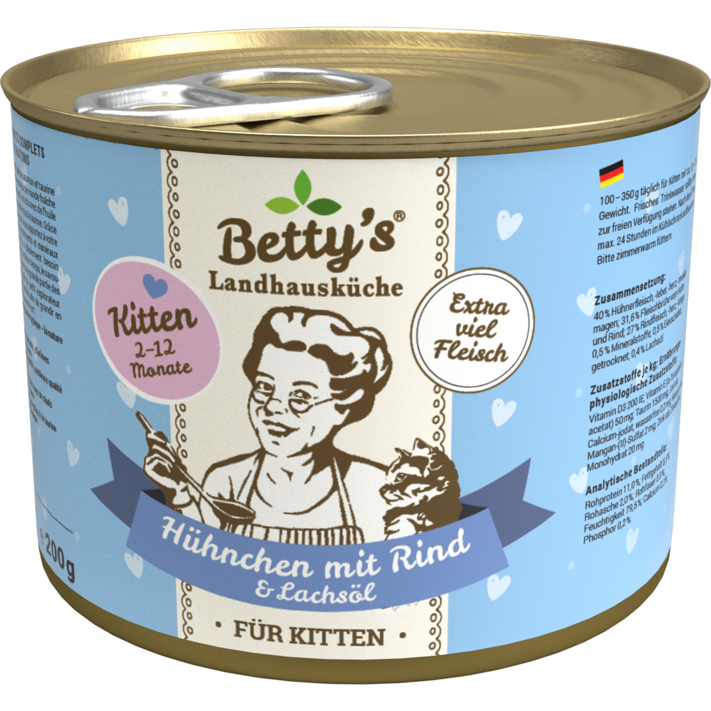 Betty´s LHK - Hühnchen & Rind für Kitten