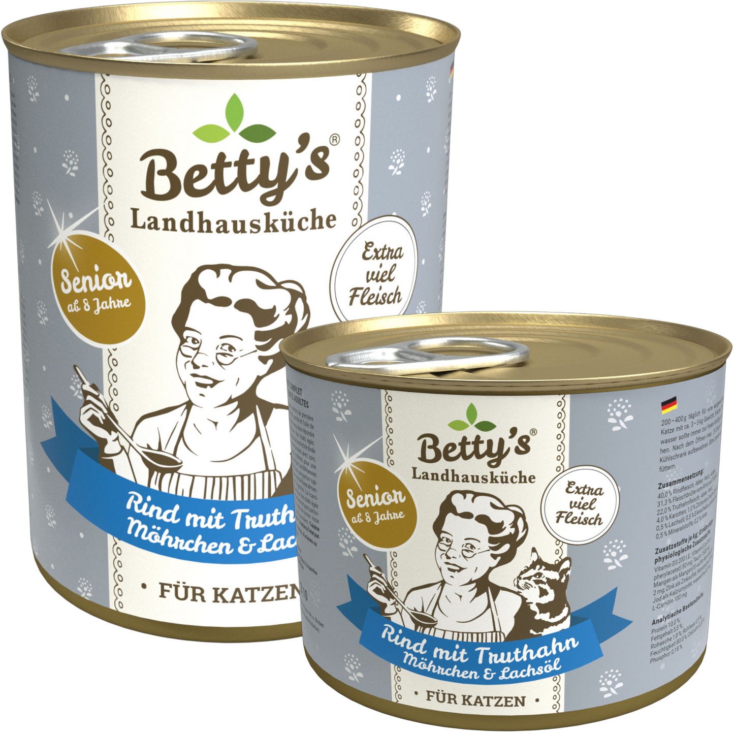Betty´s LHK Cat - Rind, Truthahn & Möhrchen für Senioren