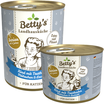 Betty´s LHK Cat - Rind, Truthahn & Möhrchen für Senioren