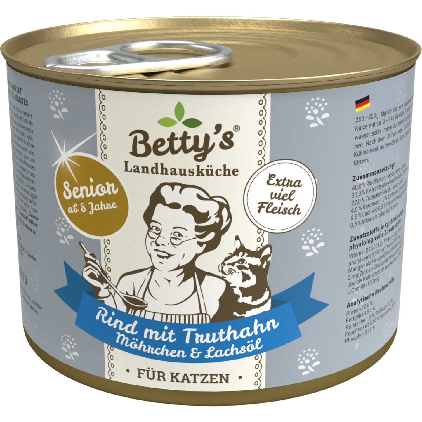 Betty´s LHK Cat - Rind, Truthahn & Möhrchen für Senioren