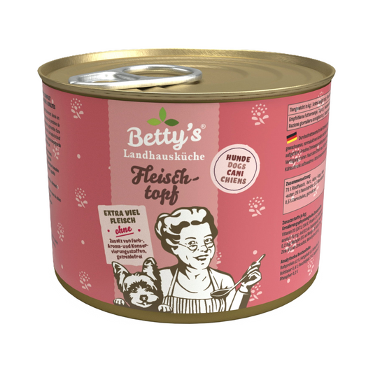 Betty’s Landhausküche – Fleischtopf:  Reine Fleischkraft für deinen Hund
