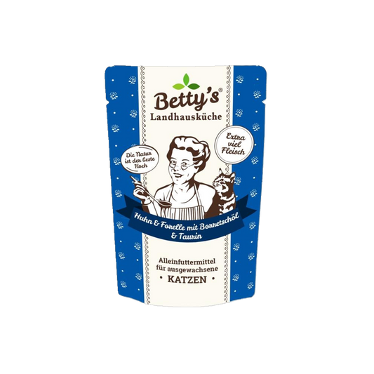 Betty's Landhausküche Huhn & Forelle – Surf and Turf für Feinschmecker auf Samtpfoten