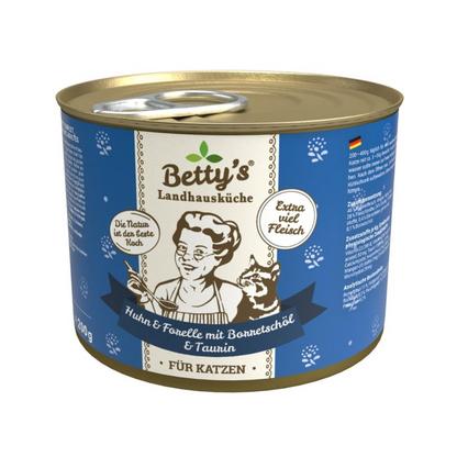 Betty's Landhausküche Huhn & Forelle – Surf and Turf für Feinschmecker auf Samtpfoten