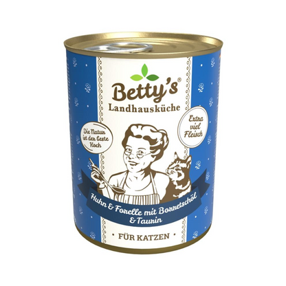 Betty's Landhausküche Huhn & Forelle – Surf and Turf für Feinschmecker auf Samtpfoten