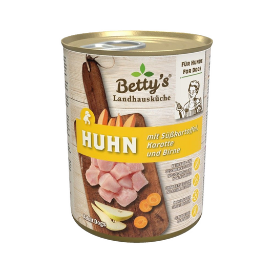 Betty’s Landhausküche für Hunde – Huhn mit Süßkartoffel