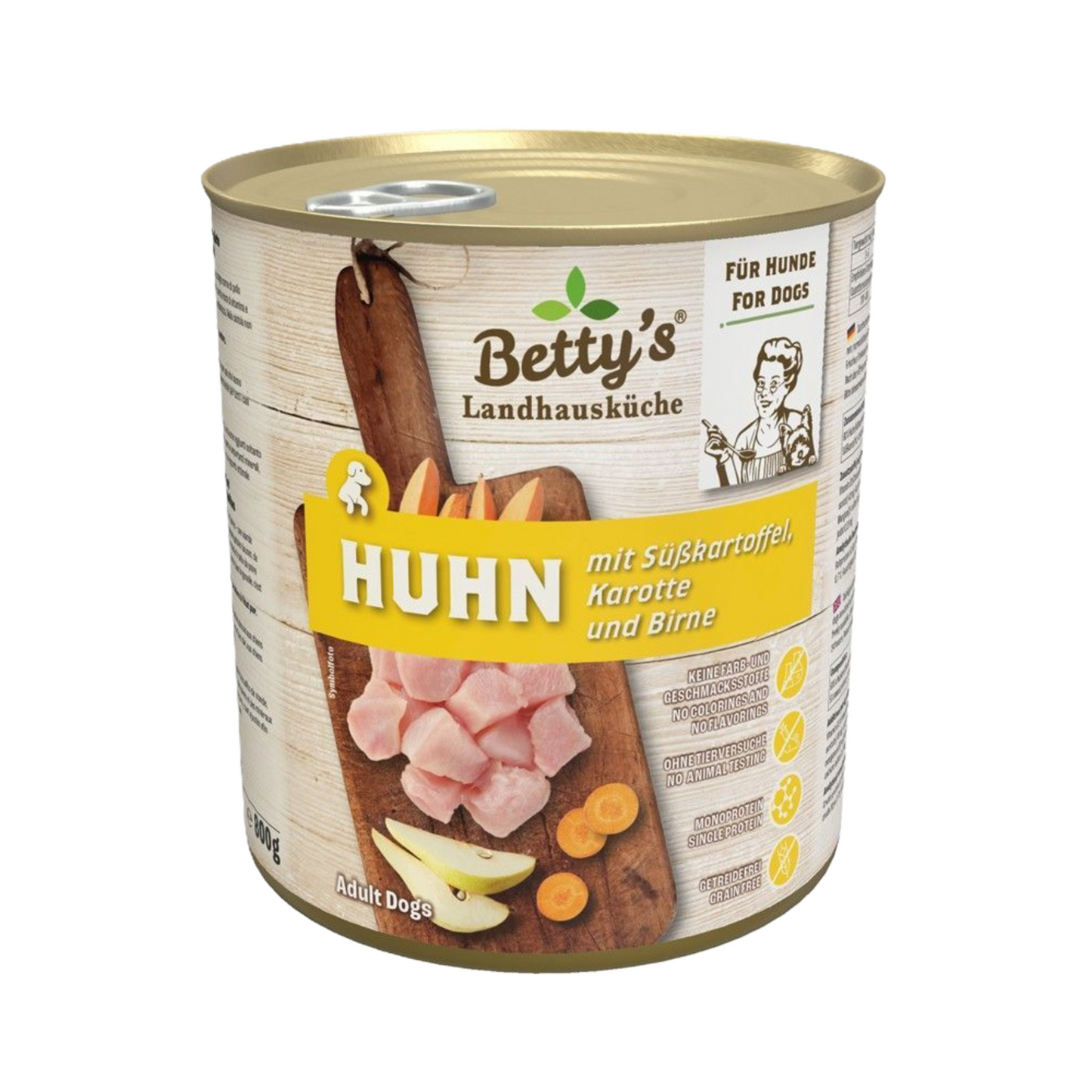 Betty’s Landhausküche für Hunde – Huhn mit Süßkartoffel