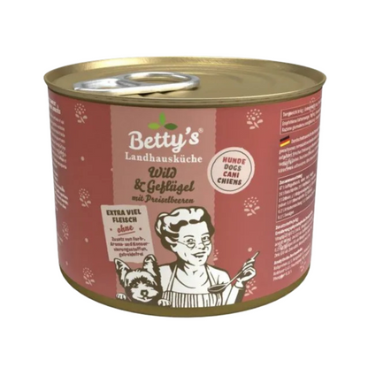 Betty's Landhausküche für Hunde – Wild & Geflügel mit Preiselbeeren