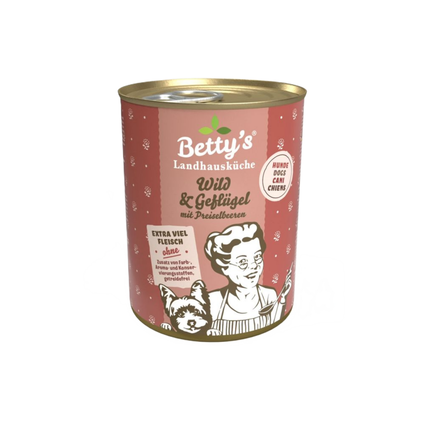 Betty's Landhausküche für Hunde – Wild & Geflügel mit Preiselbeeren